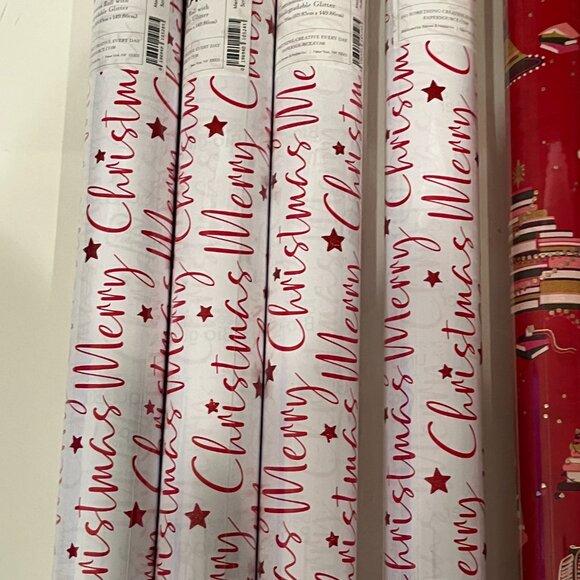 Christmas Wrapping Paper Bundle by Paper Source – 5 Rolls 🎄 (new) (hol/x) - Picture 7 of 13